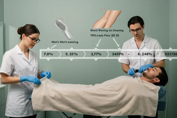 Men’s Waxing: 70% Less Pain in 2026