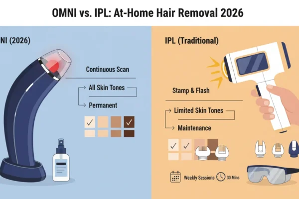 OMNI vs. IPL: Best Home Hair Removal for 2026